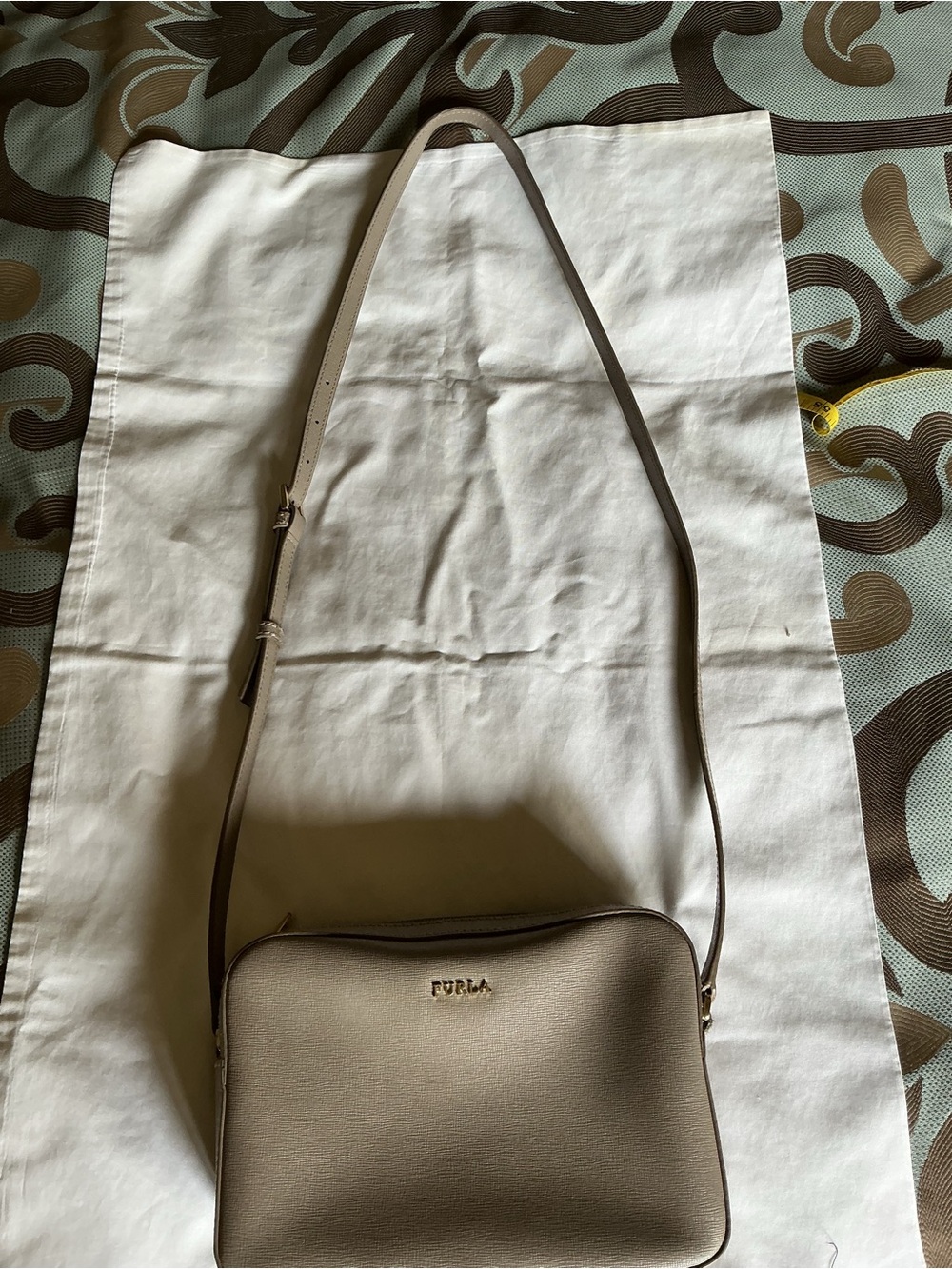 Furla Taupe Crossbody Bag - Picture 6 of 10